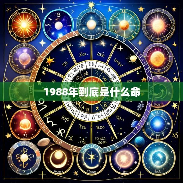 1988年到底是什么命