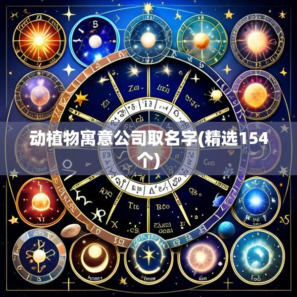 动植物寓意公司取名字(精选154个)