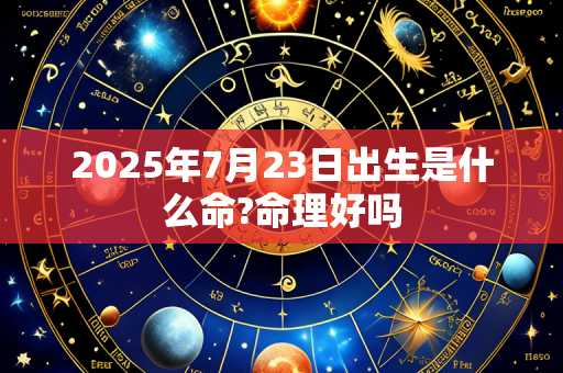 2025年7月23日出生是什么命?命运好吗