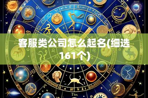 客服类公司怎么起名(细选161个)
