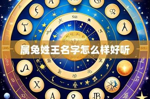 属兔姓王名字怎么样好听