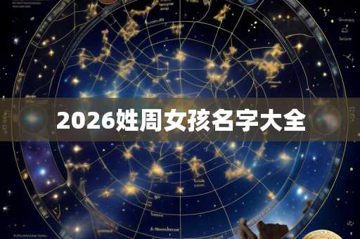 2026姓周女孩名字大全