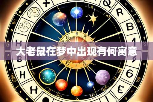 大老鼠在梦中出现有何寓意