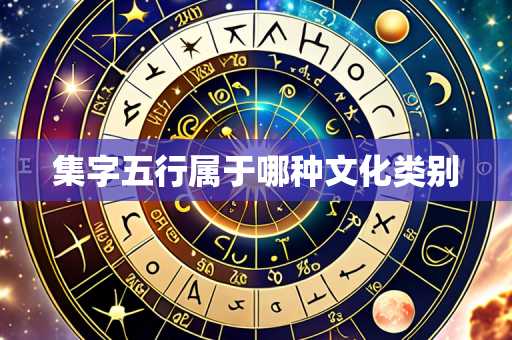 集字五行属于哪种文化类别