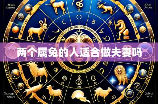 两个属兔的人适合做夫妻吗